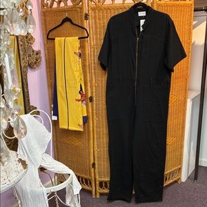 Atelier Delphine Black Women's Jumpsuit linen medium